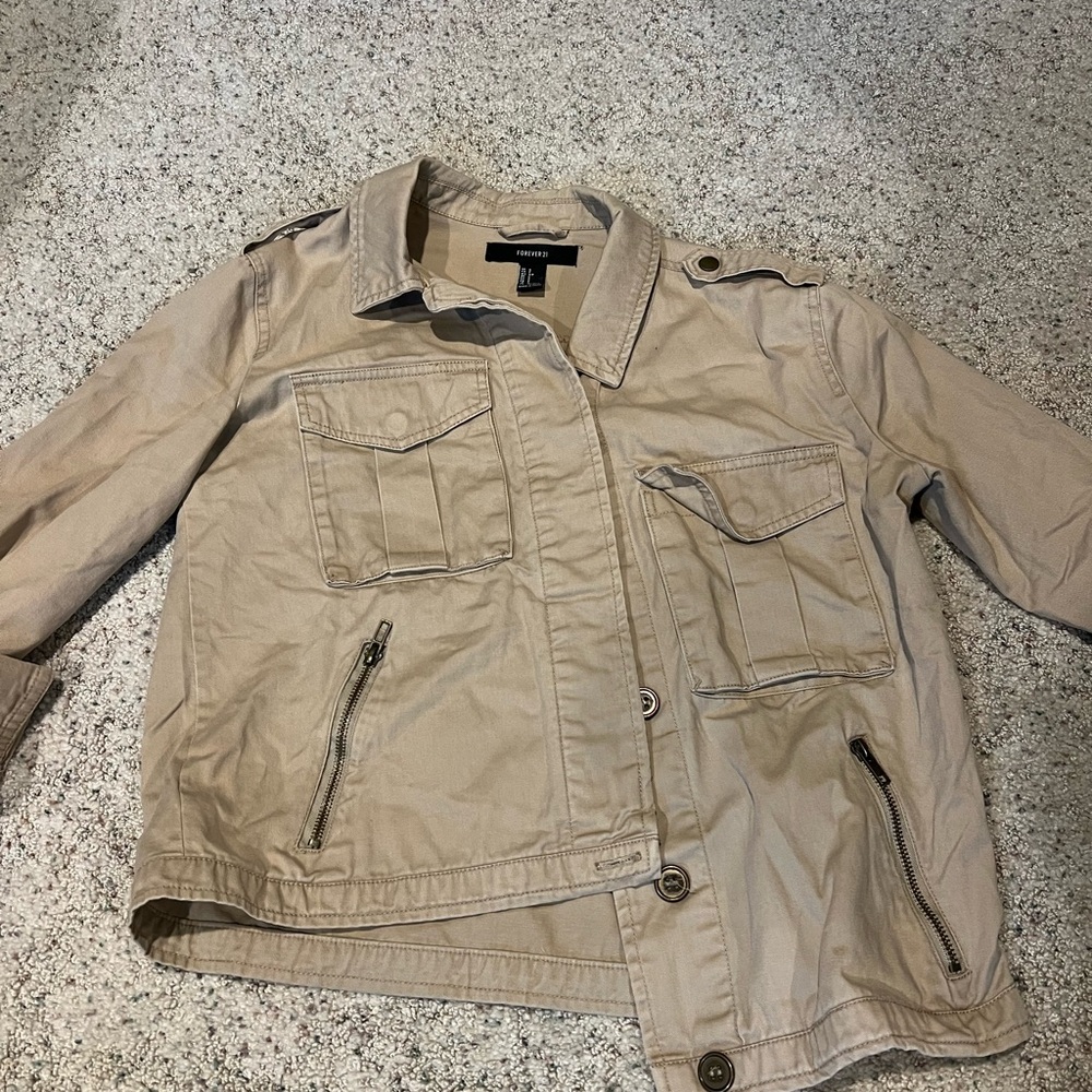 Forever 21 Beige Casual Jacket